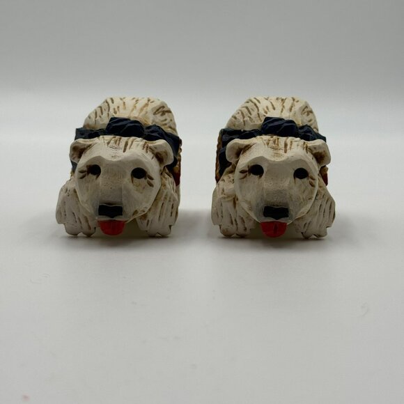 David Frykman Figurines by Frykman Polar Bear with Scarf Shelf Sitter 2.25" Reti - Picture 2 of 7